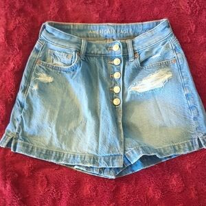 American Eagle Outfitters Blue Denim Women's Shorts